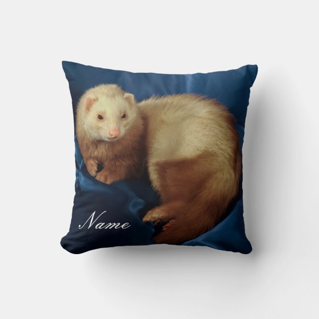 Personalized Pet Ferret Cushion (Front)