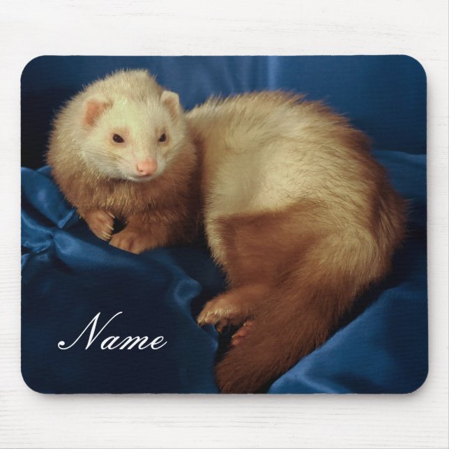 Personalized Pet Ferret Mouse Pad (Front)