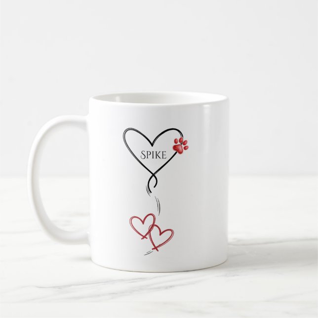 Personalized Pet Love Mug (Left)