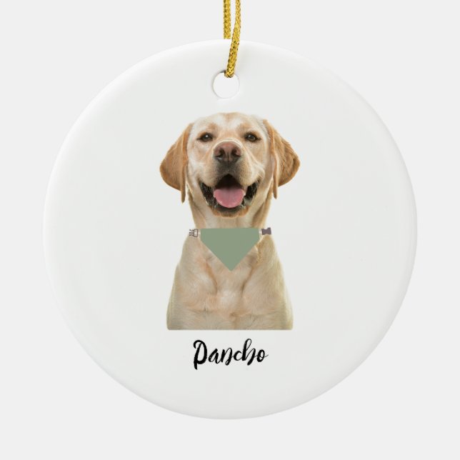 PERSONALIZED PET ORNAMENT  (Front)