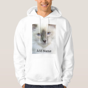Personalized Pet Photo and Name Customized Men's Hoodie