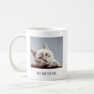 Personalized Pet Photo and Text Coffee Mug