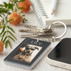 Personalized Pet Photo Coffee Mug Key Ring