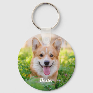 Personalized Pet Photo Dog Lover Keepsake Key Ring