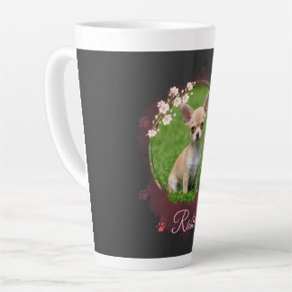 Personalized Pet Photo Latte Mug 