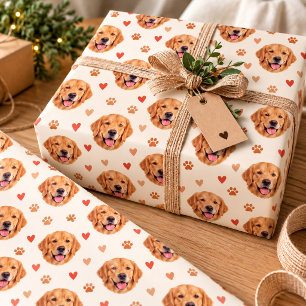 Personalized Pet Photo Wrapping Paper
