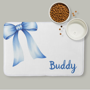 Personalized Pet Placemat - White Placemat  Bath Mat