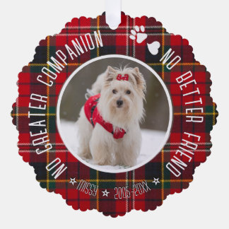 Personalized Pet Xmas Tree Memorial Ornament