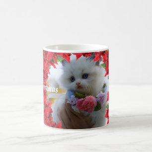 Personalized Pet's Photo Christmas Coffee Mug