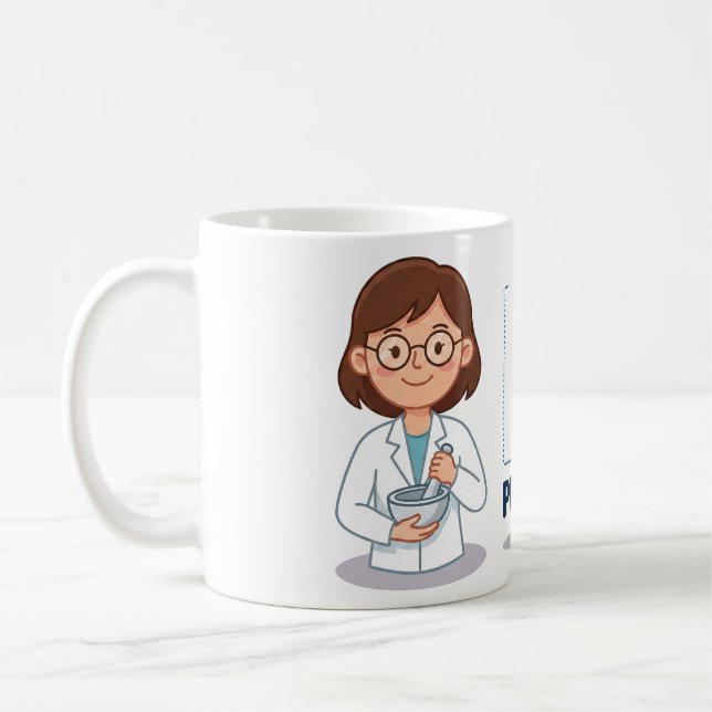 Personalized Pharmacist Life Mug (Left)