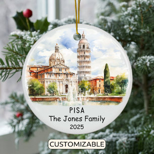Personalized Philadelphia Ornament, Pennsylvania Ceramic Ornament