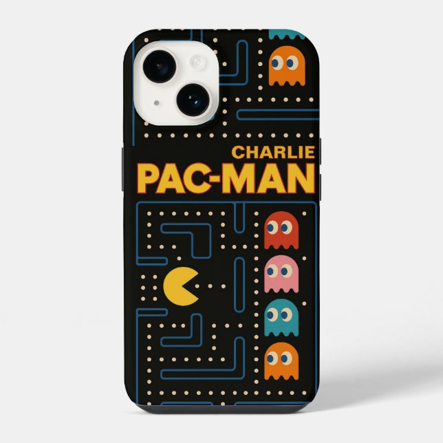 Personalized phone case pacman gamers retro 80s  (Back)