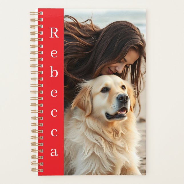 Personalized Photo and Name  Planner (Front)