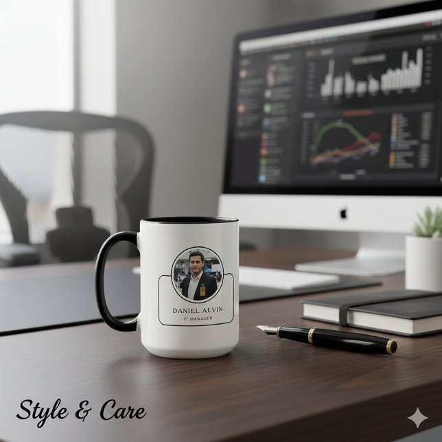 Personalized Photo and Name with Job Title Mug (Personalized Photo and Name with Job Title Mug)