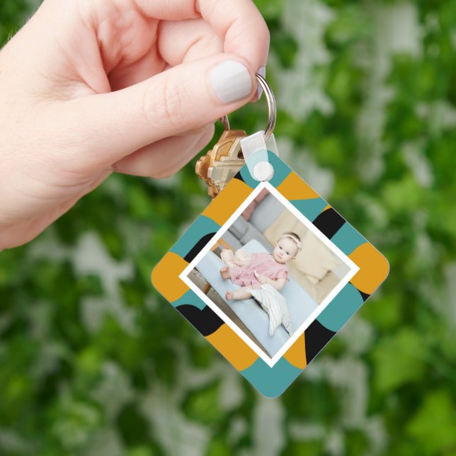 Personalized Photo and Pattern Key Ring (Hand)