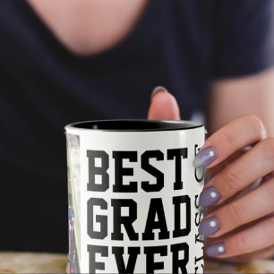 Personalized Photo Best Grad Ever Class of 2024 Mug