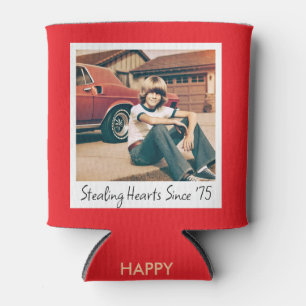 Personalized Photo Birthday Can Cooler