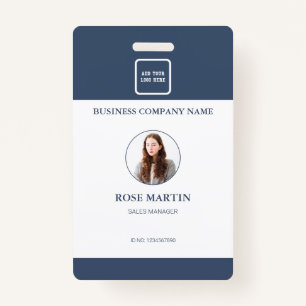 Personalized Photo Business Employee Staff ID ID Badge