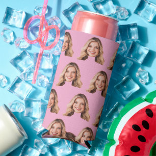 Personalized Photo Can Coolers, photo gifts, Funny Seltzer Can Cooler