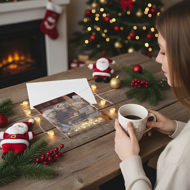Personalized Photo Christmas Greeting Card (Creator Uploaded)