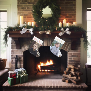 Personalized Photo Christmas Stocking