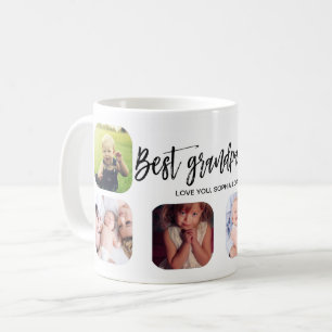Personalized Photo Collage Best Grandpa gift Coffee Mug