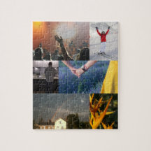 Personalized Photo Collage Jigsaw Puzzle 