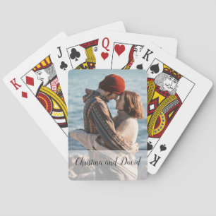 Personalized Photo Couple Gift Unique Custom Playing Cards