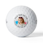 Personalized Photo Custom Text Golf Balls