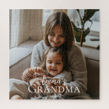 Personalized Photo & Custom Text Grandma Since -