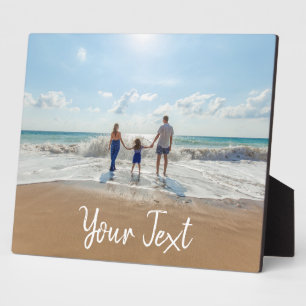Personalized Photo & Custom Text Template  Plaque