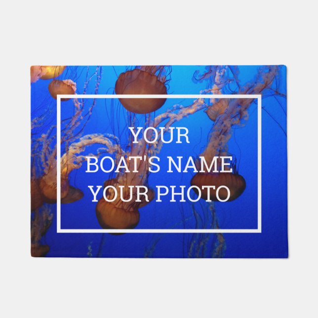 Personalized Photo Dock Mat (Front)