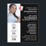 Personalized Photo, Driving School, Instructor Flyer<br><div class="desc">Personalized Photo,  Driving School,  Instructor Advertising Flyer by The Business Card Store.</div>