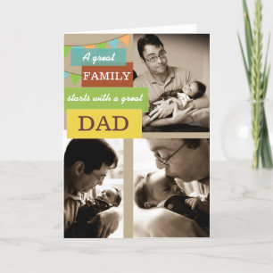 Personalized Photo Father's Day Card