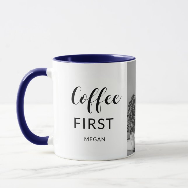 Personalized Photo Gift for Morning Rituals Mug (Left)