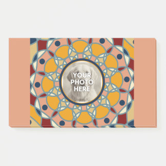 Personalized Photo Mandala Design Baby Shirt Post-it Notes