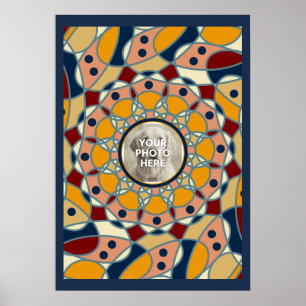 Personalized Photo Mandala Design Baby Shirt Poster