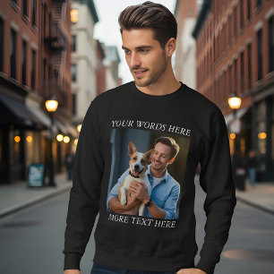 Personalized Photo & Message Sweatshirt