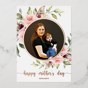 Personalized Photo Mother’s Day Card   Elegant