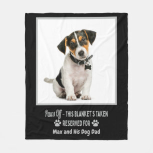 Personalized Photo Pet Dog  Fleece Blanket