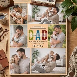 Personalized Photo Plaque   Our First Father’s Day
