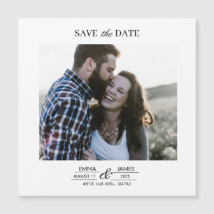 Personalized Photo Save the Date magnet