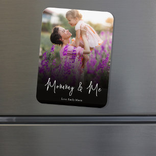 Personalized Photo Simple Mommy and Me Custom Magnet