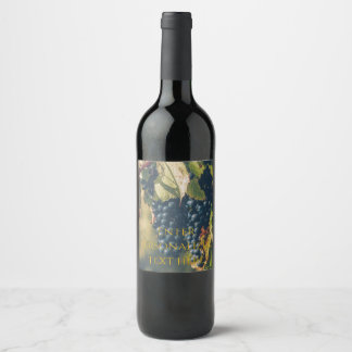 Personalized Photo & Text Wine Label