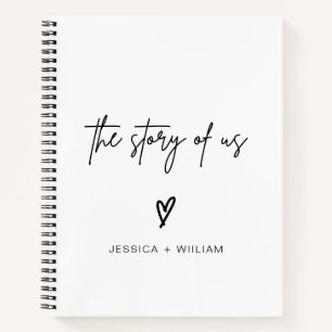 Personalized Photo The Story of Us Couple Journal