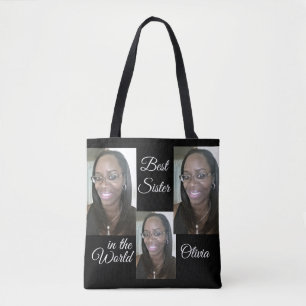 PERSONALIZED PHOTO  TOTE BAG