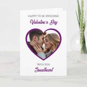 Personalized Photo Valentine's Day   My Favorite  Card