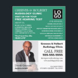 Personalized Photograph, Audiologist, Audiology Flyer<br><div class="desc">Personalized Photograph,  Audiologist,  Audiology Clinic Advertising Flyers By The Business Card Store.</div>