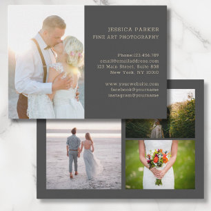 personalized photograph business card