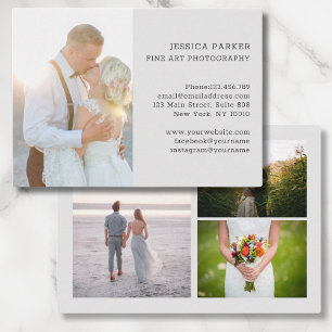 personalized photograph business card